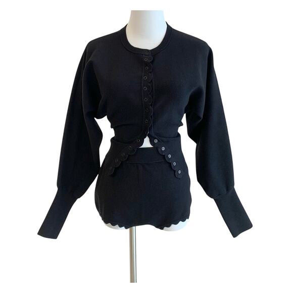 Helsa Elvira Cardigan and Shorts Set S - Picture 4 of 7